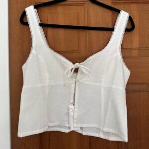 L Space Rosa Top in Cream – Size Small, NWT